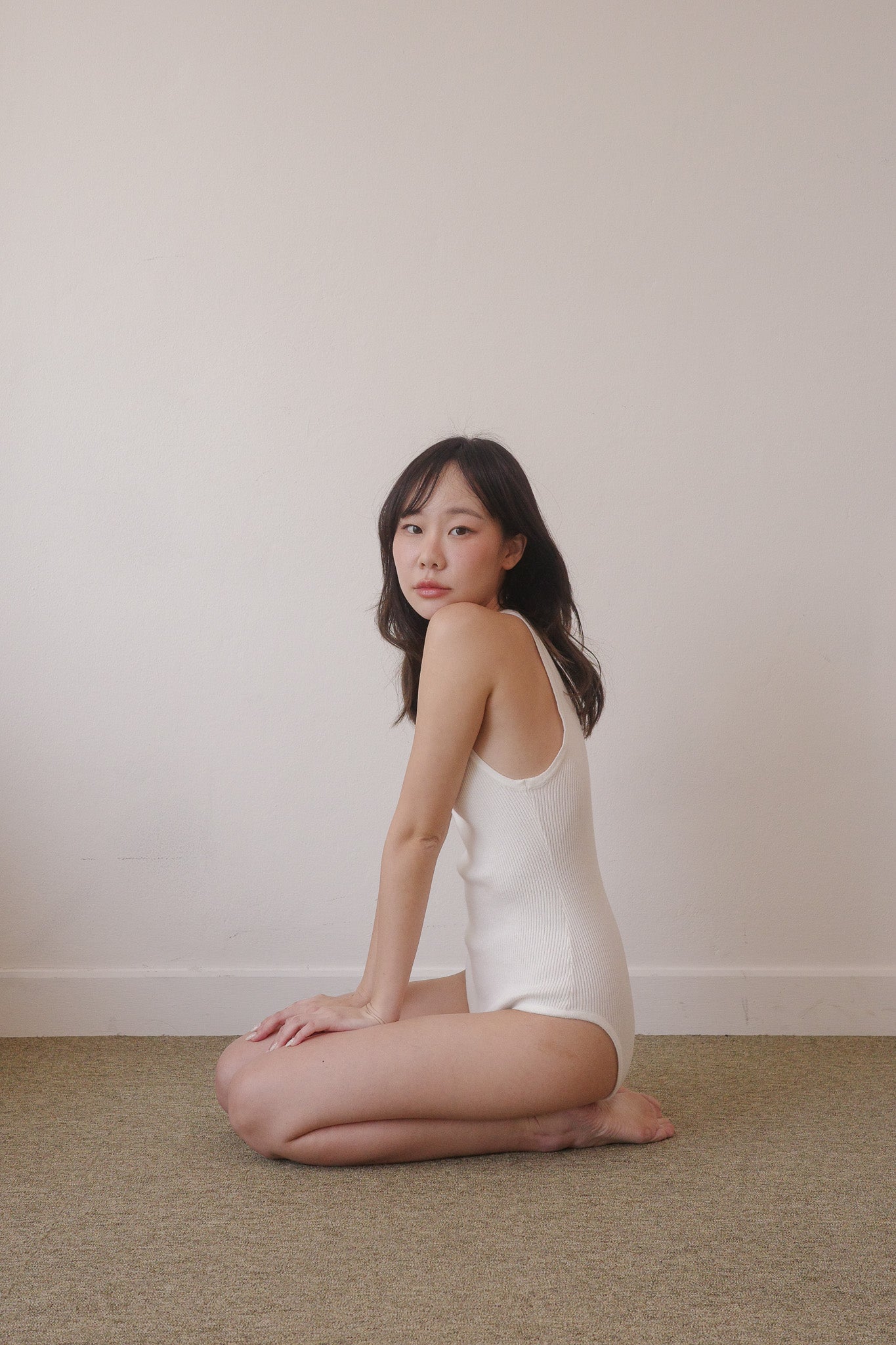 3003 x knitCircle Bodysuit - Jasmine Rice